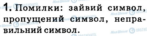 ГДЗ Інформатика 4 клас сторінка 1