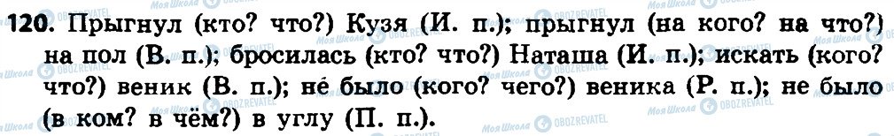 ГДЗ Російська мова 4 клас сторінка 120