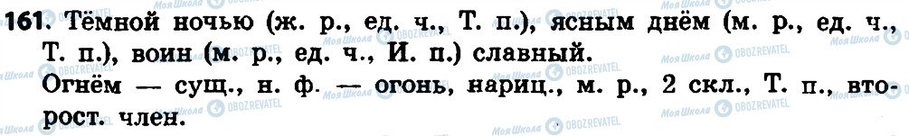 ГДЗ Російська мова 4 клас сторінка 161