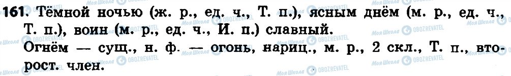 ГДЗ Русский язык 4 класс страница 161