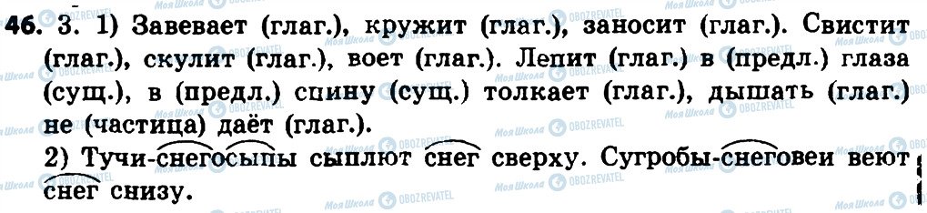 ГДЗ Російська мова 4 клас сторінка 46