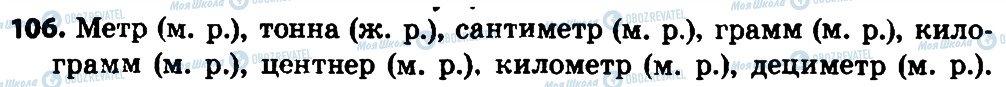 ГДЗ Російська мова 4 клас сторінка 106