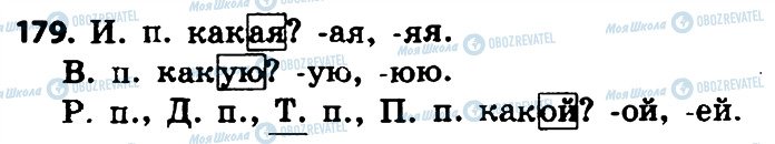 ГДЗ Російська мова 4 клас сторінка 179