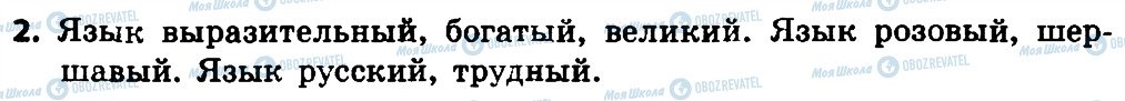 ГДЗ Російська мова 4 клас сторінка 2