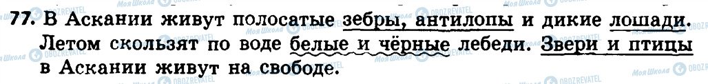 ГДЗ Російська мова 4 клас сторінка 77