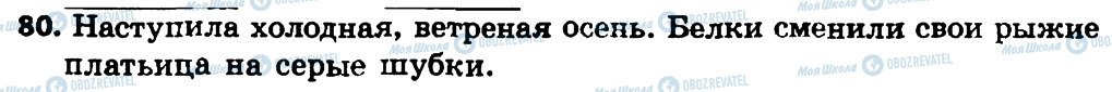 ГДЗ Російська мова 4 клас сторінка 80