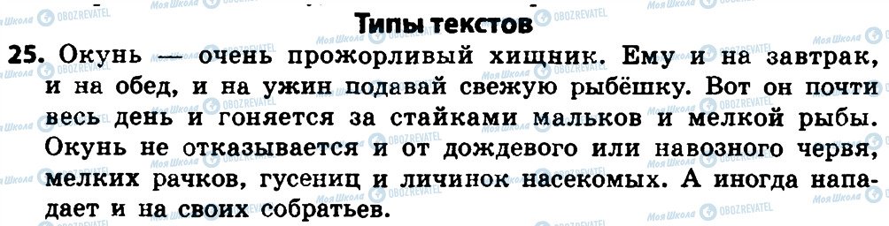 ГДЗ Російська мова 4 клас сторінка 25