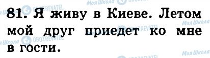 ГДЗ Російська мова 4 клас сторінка 81