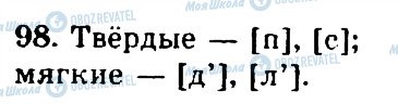 ГДЗ Російська мова 4 клас сторінка 98