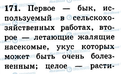 ГДЗ Російська мова 4 клас сторінка 171