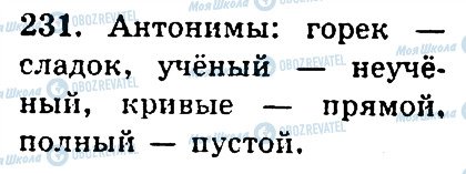ГДЗ Російська мова 4 клас сторінка 231