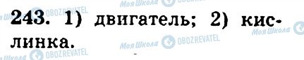 ГДЗ Російська мова 4 клас сторінка 243