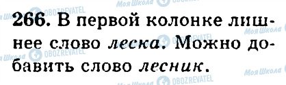 ГДЗ Російська мова 4 клас сторінка 266