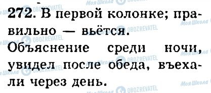 ГДЗ Російська мова 4 клас сторінка 272