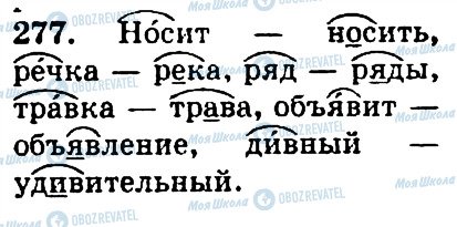 ГДЗ Російська мова 4 клас сторінка 277