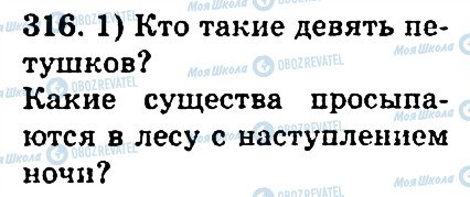 ГДЗ Російська мова 4 клас сторінка 316