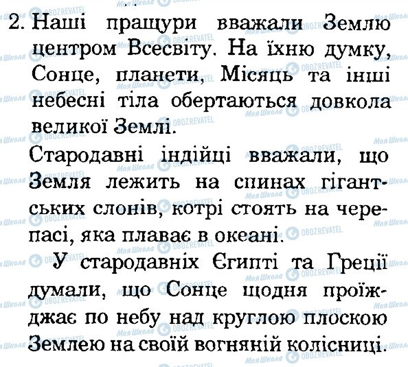 ГДЗ Природознавство 4 клас сторінка 2