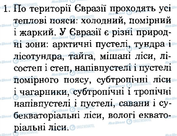 ГДЗ Природознавство 4 клас сторінка 1