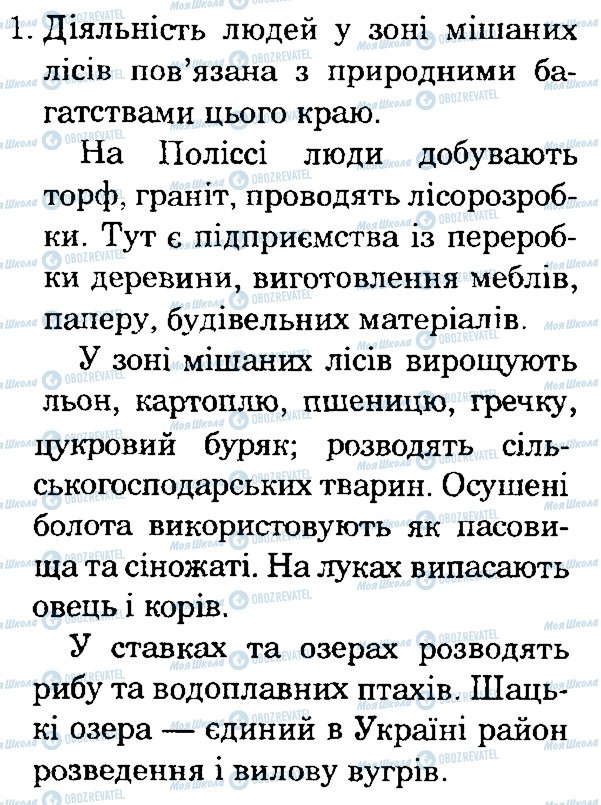 ГДЗ Природознавство 4 клас сторінка 1