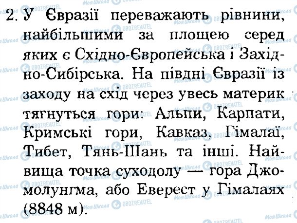 ГДЗ Природознавство 4 клас сторінка 2