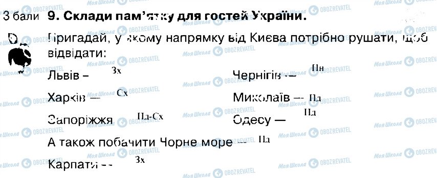 ГДЗ Природознавство 4 клас сторінка 9