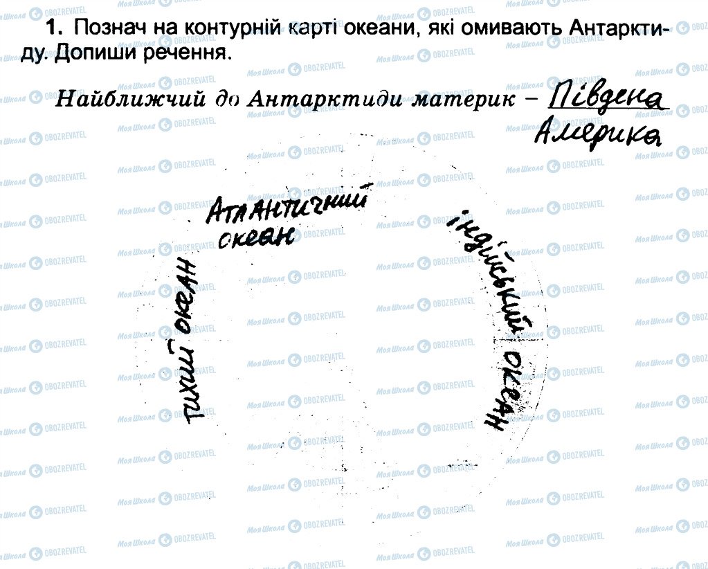 ГДЗ Природоведение 4 класс страница 1