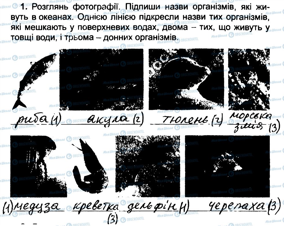 ГДЗ Природознавство 4 клас сторінка 1