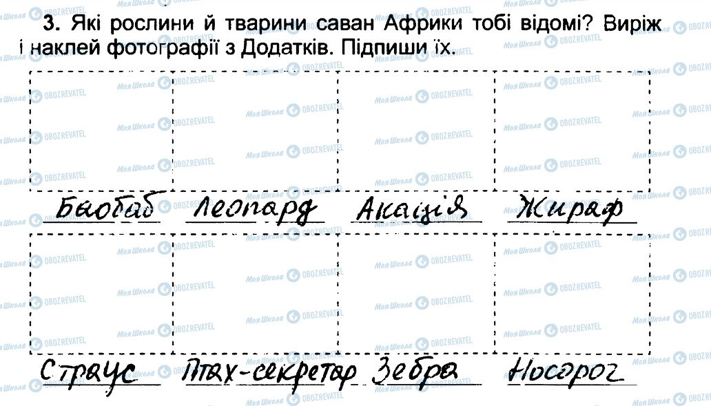 ГДЗ Природознавство 4 клас сторінка 3