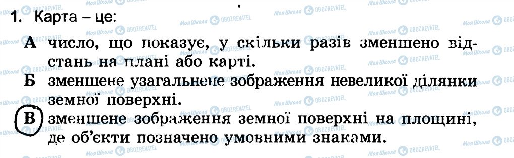 ГДЗ Природознавство 4 клас сторінка 1