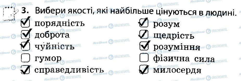 ГДЗ Людина і світ 4 клас сторінка 3