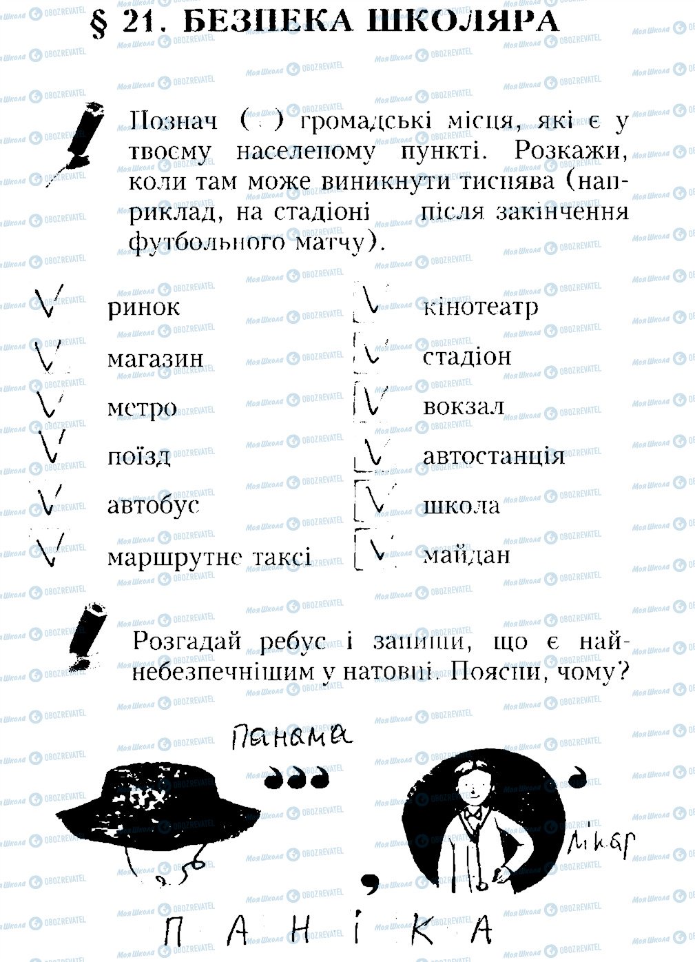 ГДЗ Основи здоров'я 4 клас сторінка 21