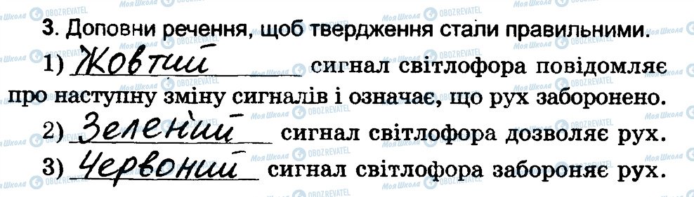 ГДЗ Основи здоров'я 4 клас сторінка 3