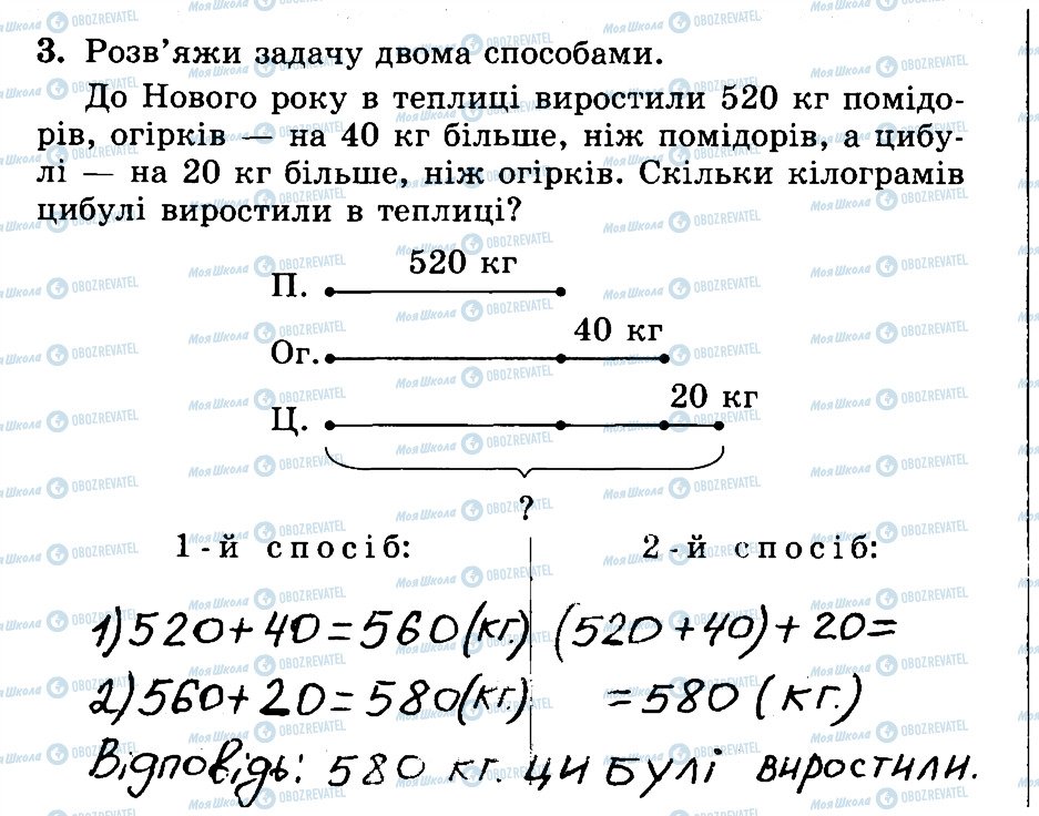 ГДЗ Математика 3 класс страница 3