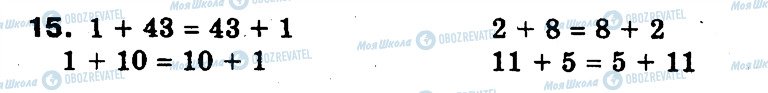 ГДЗ Математика 3 клас сторінка 15