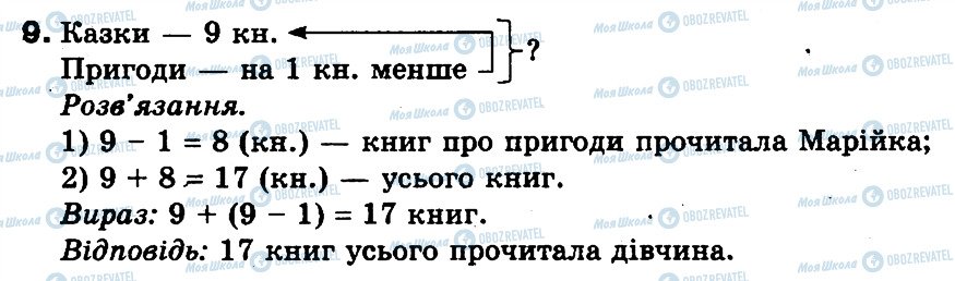 ГДЗ Математика 3 клас сторінка 9