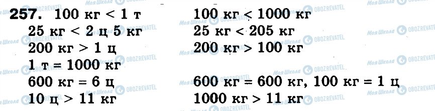 ГДЗ Математика 3 класс страница 257