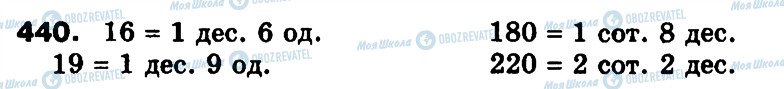 ГДЗ Математика 3 клас сторінка 440
