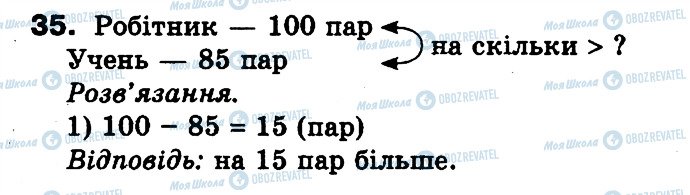 ГДЗ Математика 3 класс страница 35