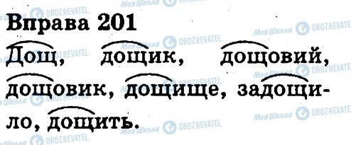 ГДЗ Українська мова 3 клас сторінка 201