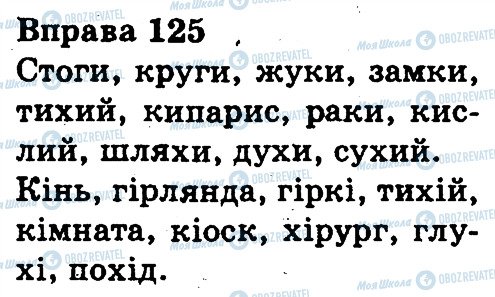 ГДЗ Українська мова 3 клас сторінка 125