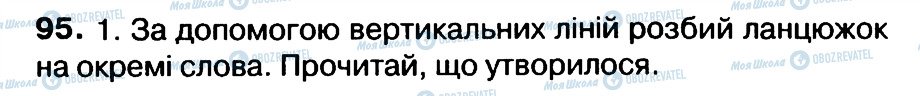 ГДЗ Українська мова 3 клас сторінка 95