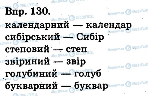 ГДЗ Українська мова 3 клас сторінка 130