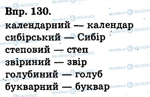 ГДЗ Укр мова 3 класс страница 130