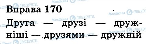 ГДЗ Українська мова 3 клас сторінка 170