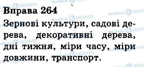 ГДЗ Українська мова 3 клас сторінка 264