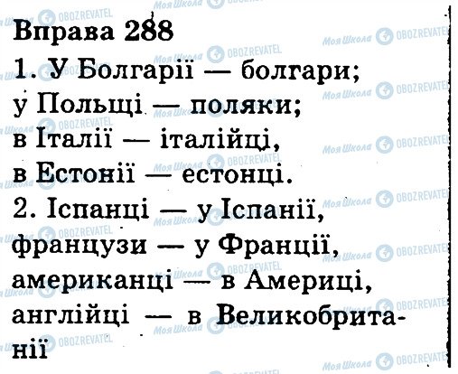 ГДЗ Укр мова 3 класс страница 288