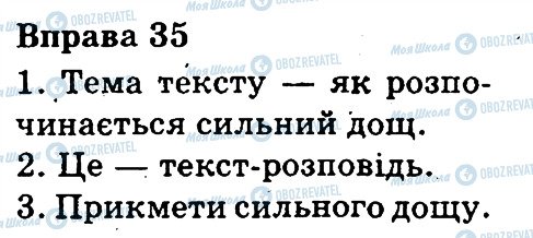 ГДЗ Українська мова 3 клас сторінка 35
