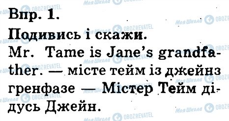 ГДЗ Англійська мова 3 клас сторінка 1