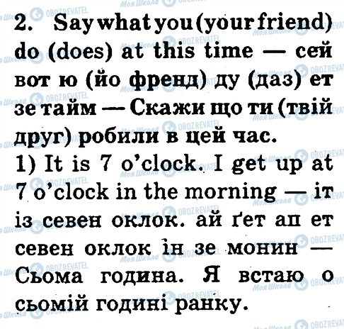 ГДЗ Англійська мова 3 клас сторінка 2