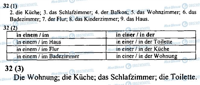 ГДЗ Немецкий язык 3 класс страница 32